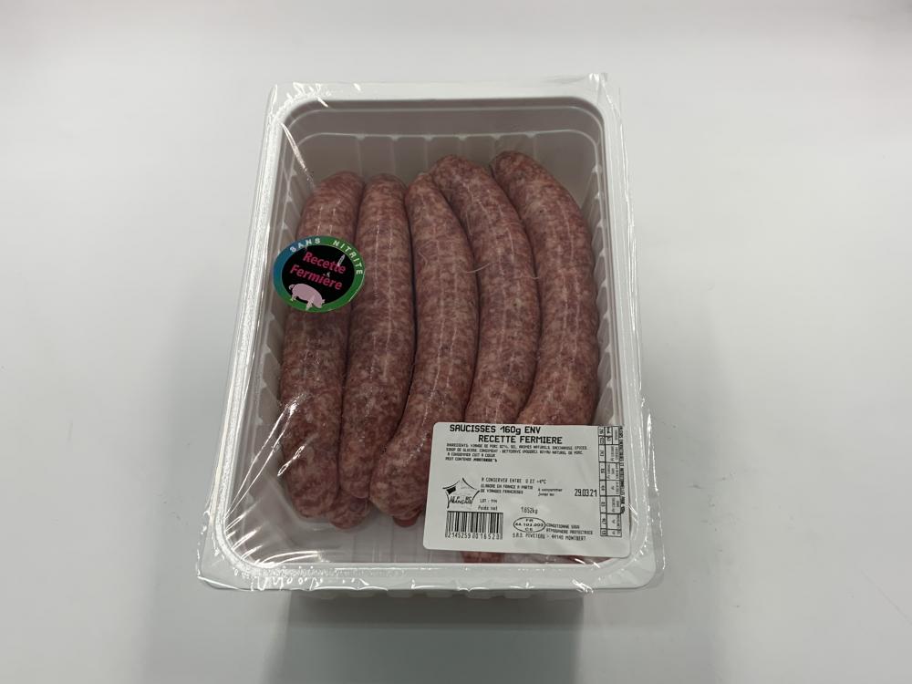 Saucisse bretonne VPF x10 - Origine France / 1,8kg