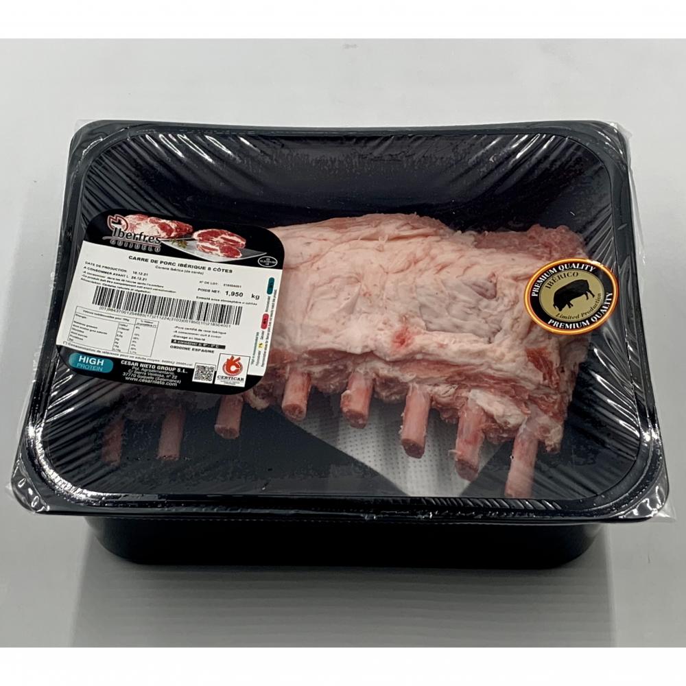 Carré de porc Ibérique - Origine Espagne / 2kg