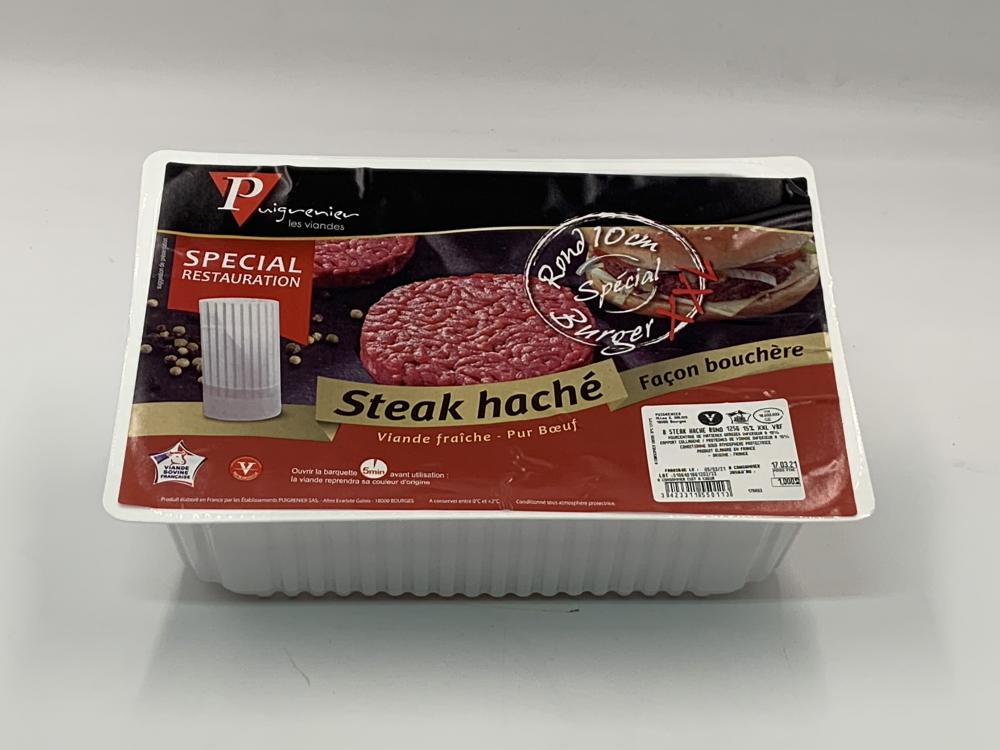 Steak haché rond VBF 15% - Origine France/ 1kg