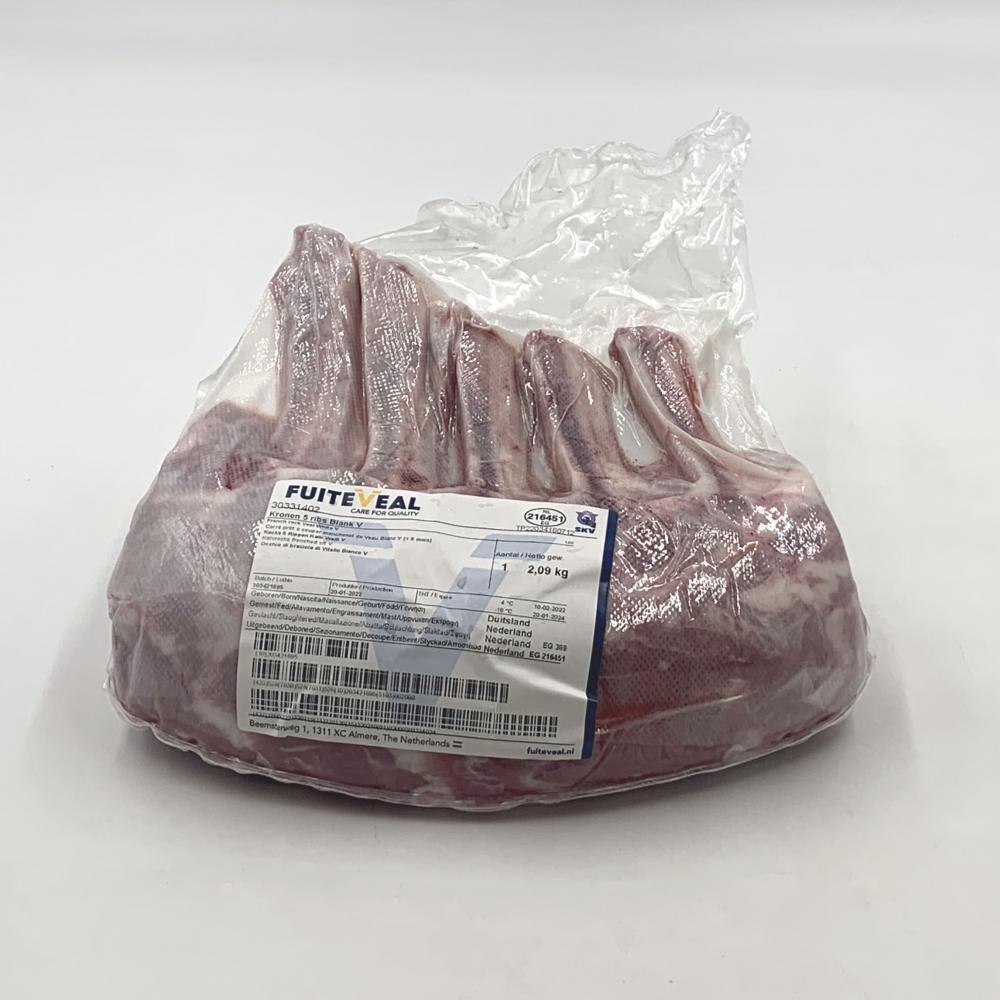 Carré French Rack de veau Blanc (< 8 mois) - Origine Hollande / 2kg