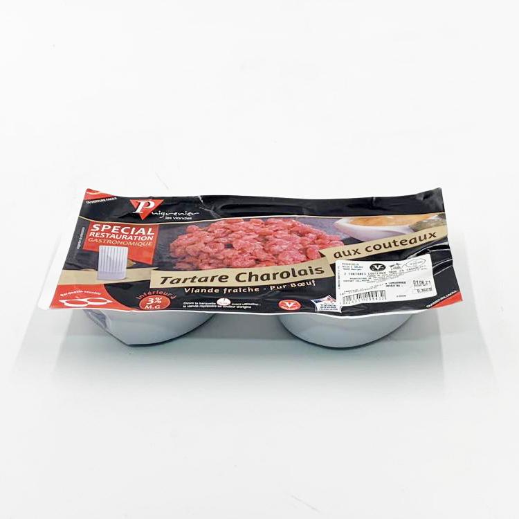 2 Tartare Couteaux Charolais 3% - Origine France / 360g