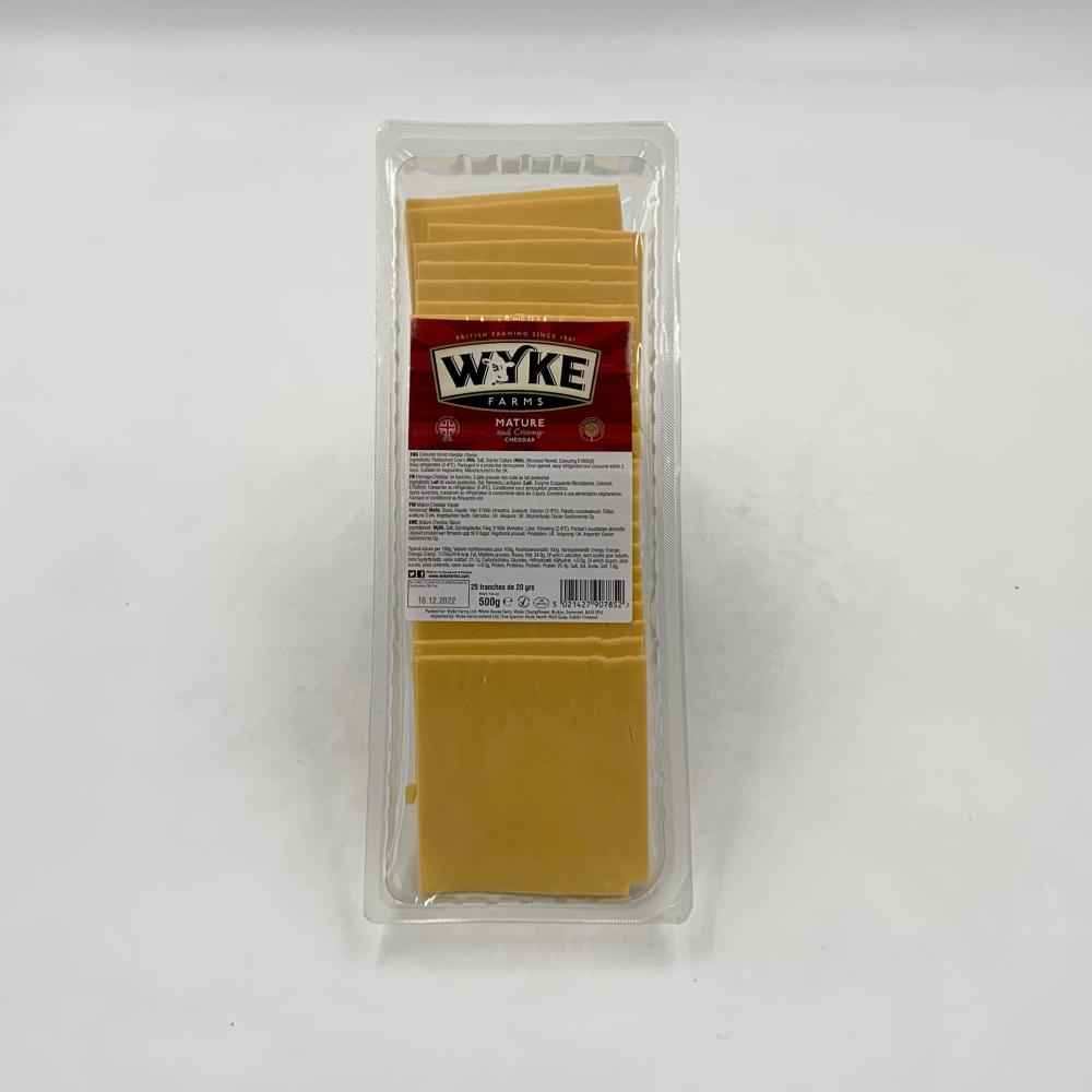 Cheddar Maturé en Tranches - Origine Angleterre / 500g